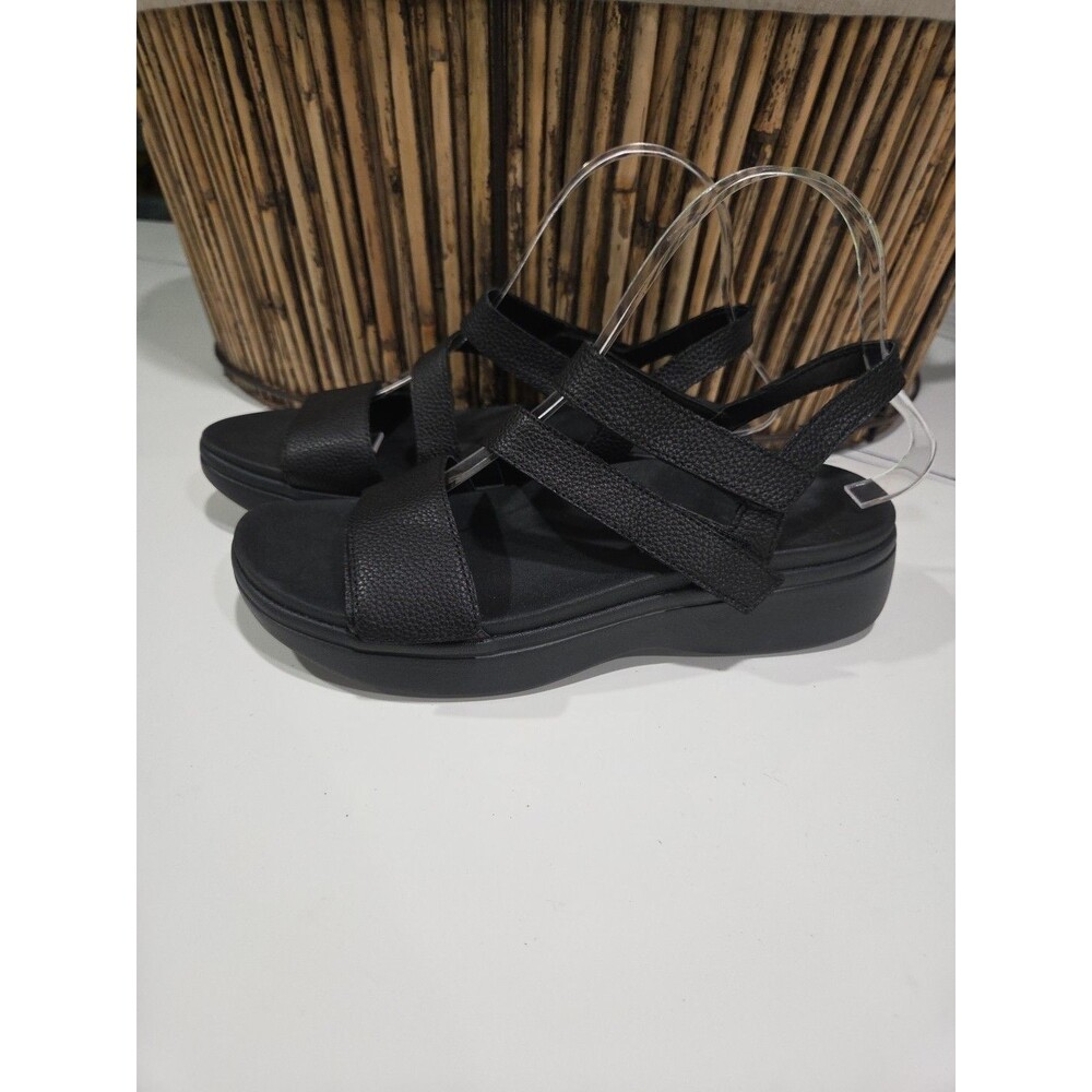 Vionic Sophia Women's Black Platform/Wedge Sandals NWOB 8.5M Shoe Bin 4